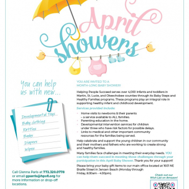Community Hosts “April Showers” to Benefit Helping People Succeed